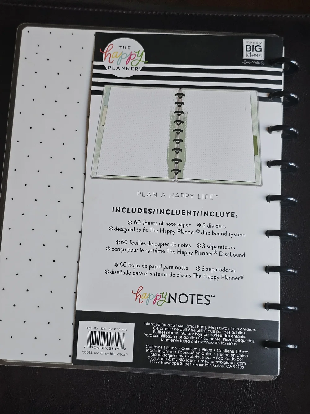 Happy Notes Spiral Notebook & Sticker Pack